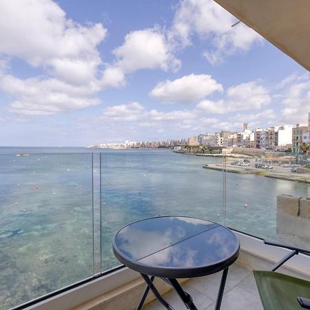 Seafront, Studio Home With Private Seaview Terrace By 360 Estates Сент-Полс-Бей Екстер'єр фото